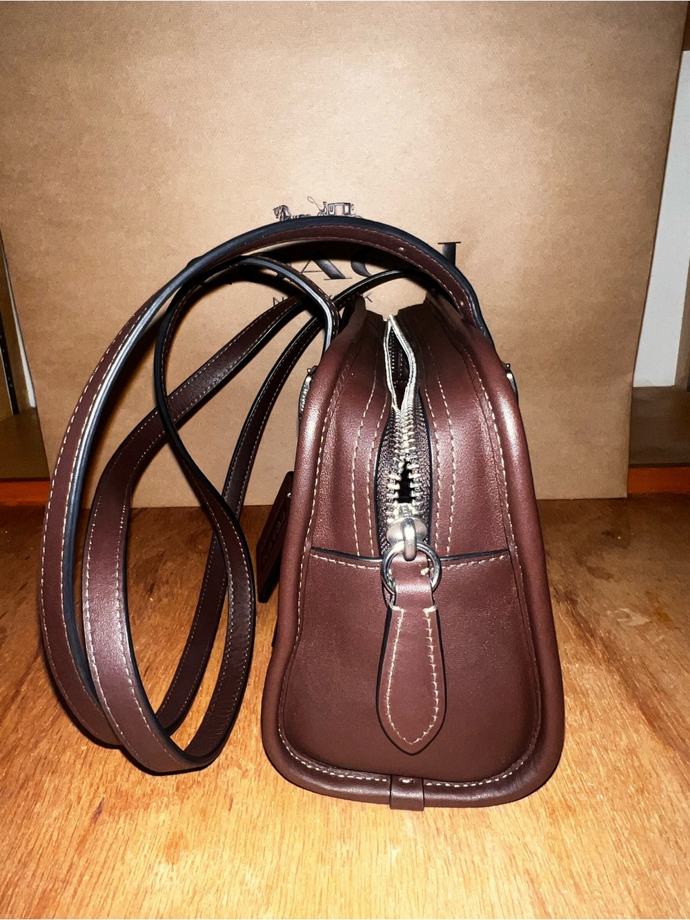 Coach Zip Swing bag Maple - Picture 6 of 10